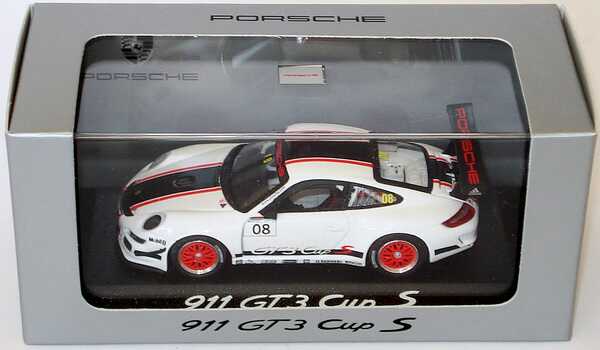 Foto 1:43 Porsche 911 GT3 Cup S (997) Promotion 2008 Nr.08 Werbemodell Minichamps WAP02002019