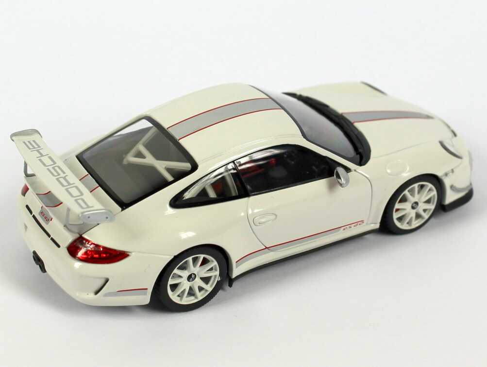 Foto 1:43 Porsche 911 GT3 RS 4.0 (997, Modell 2011) weiß Werbemodell Minichamps WAP0200010C