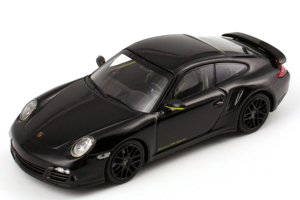 Foto 1:43 Porsche 911 turbo S (997) Edition 918 Spyder schwarz-met. Werbemodell - 1 of 918 Minichamps WAP0201020D