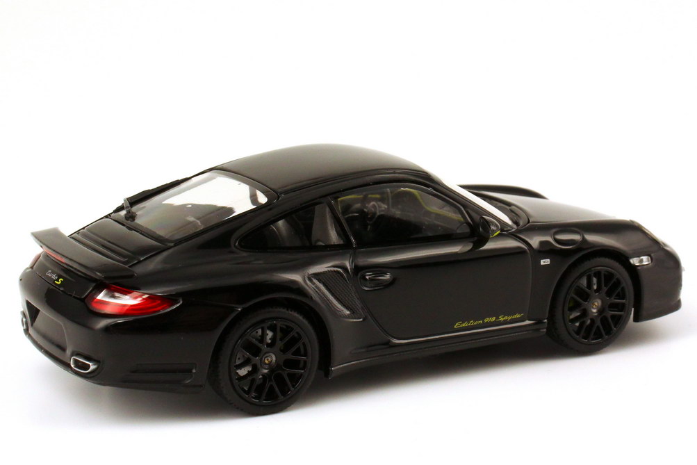 Foto 1:43 Porsche 911 turbo S (997) Edition 918 Spyder schwarz-met. Werbemodell - 1 of 918 Minichamps WAP0201020D