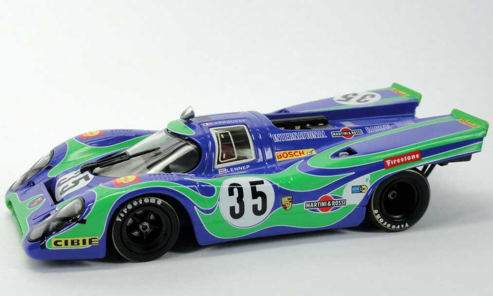 Foto 1:43 Porsche 917 K 6 hrs. Watkins Glen 1970 Martini-Racing Nr.35 Psycho lila/grün, Larousse / v. Lennep Minichamps 430706735