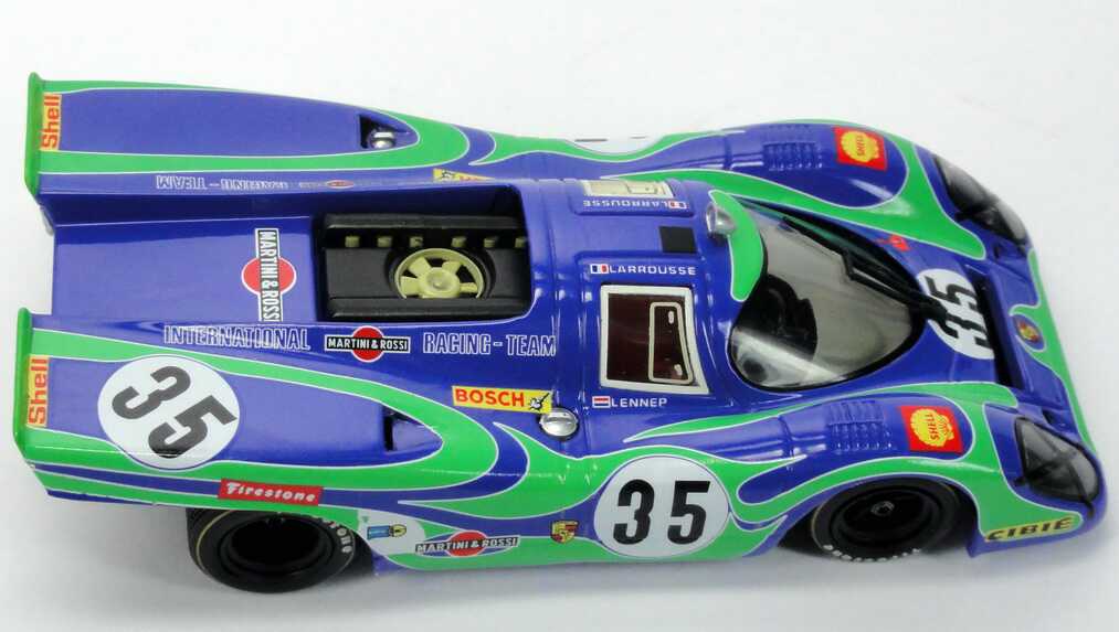 Foto 1:43 Porsche 917 K 6 hrs. Watkins Glen 1970 Martini-Racing Nr.35 Psycho lila/grün, Larousse / v. Lennep Minichamps 430706735