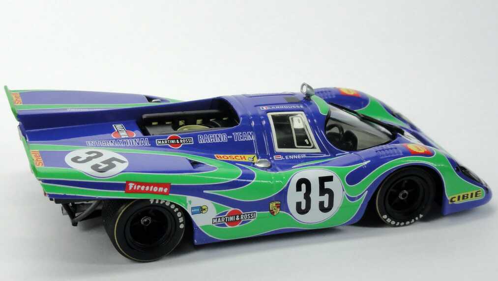 Foto 1:43 Porsche 917 K 6 hrs. Watkins Glen 1970 Martini-Racing Nr.35 Psycho lila/grün, Larousse / v. Lennep Minichamps 430706735