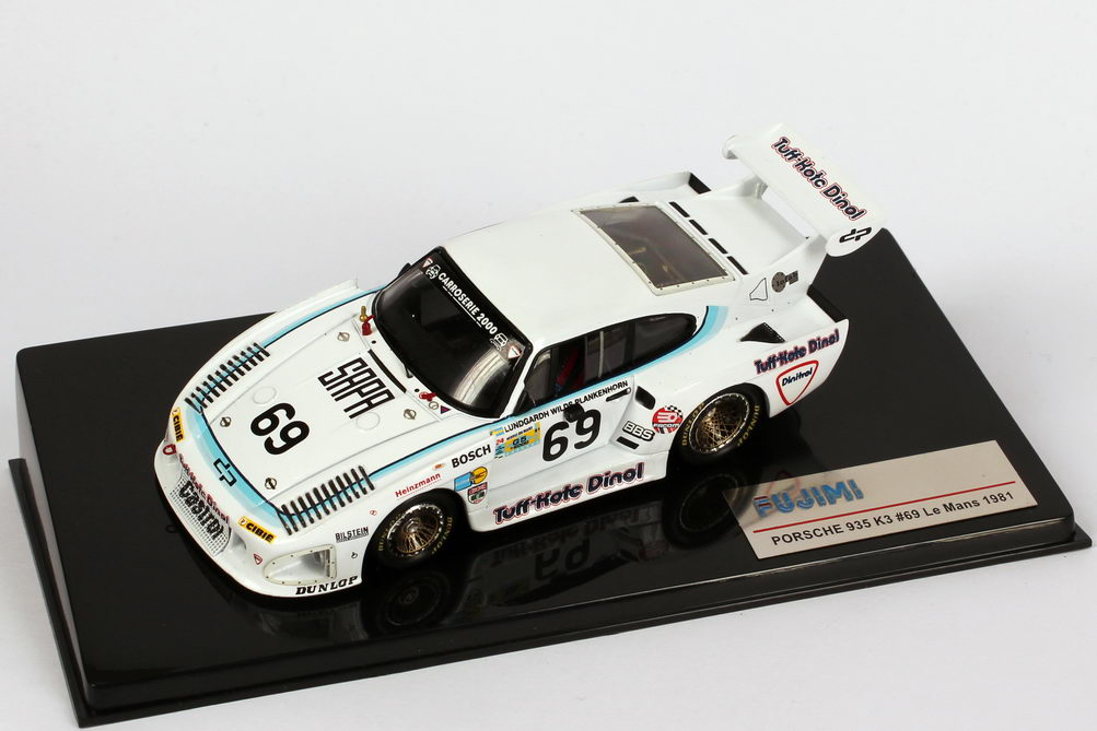 Foto 1:43 Porsche 935 K3 24h von Le Mans 1981SAPA, Tuff-Kote Dinol Nr.69, Lundgardh / Wilds / Plankenhorn Fujimi 15237-0