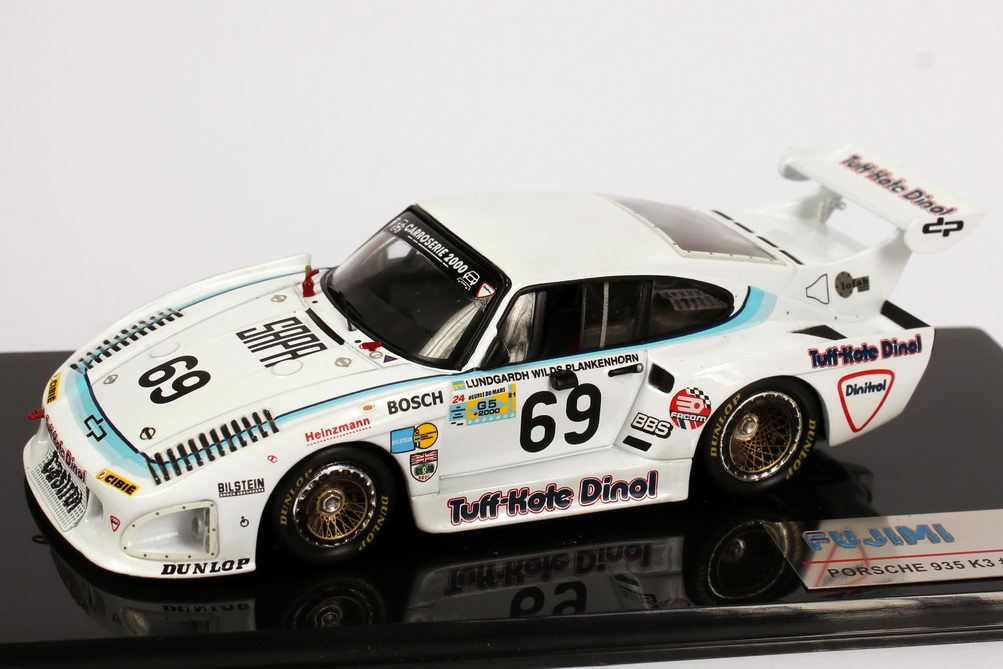 Foto 1:43 Porsche 935 K3 24h von Le Mans 1981SAPA, Tuff-Kote Dinol Nr.69, Lundgardh / Wilds / Plankenhorn Fujimi 15237-0