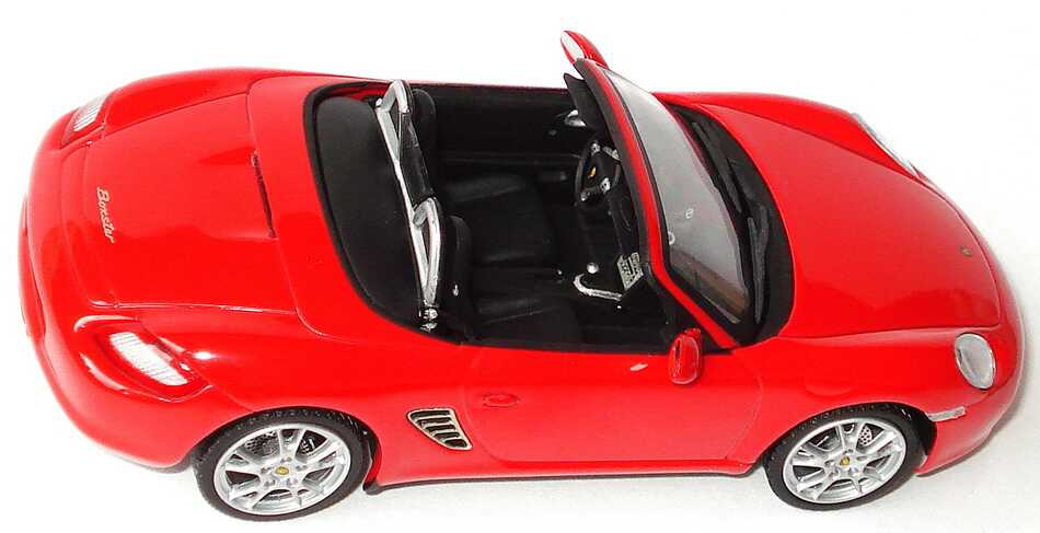 Foto 1:43 Porsche Boxster (987, Modell 2005) indischrot Werbemodell Schuco WAP02020115