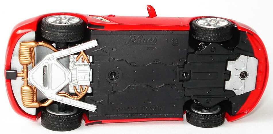 Foto 1:43 Porsche Boxster (987, Modell 2005) indischrot Werbemodell Schuco WAP02020115