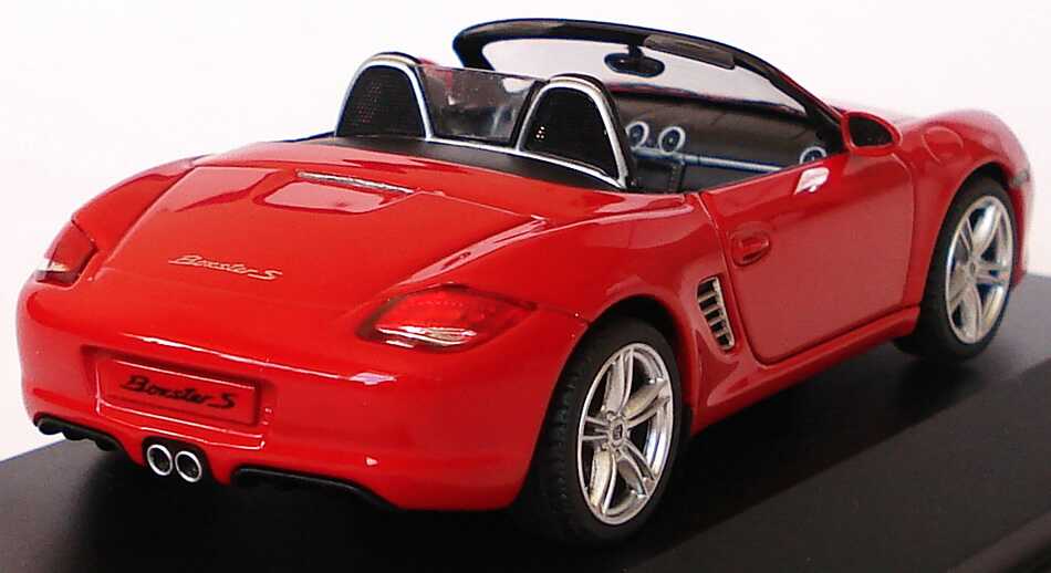 Foto 1:43 Porsche Boxster S (987, Modell 2009) indischrot Werbemodell Schuco WAP02000719
