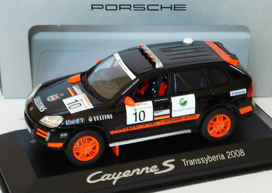 Foto 1:43 Porsche Cayenne S 2007 Transsyberia 2008 Nr.10, Armin Schwarz Werbemodell Minichamps WAP02000918