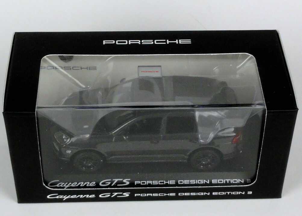 Foto 1:43 Porsche Design Edition (Cayman S schwarz + Boxster S weiß + Cayenne GTS graumet.) Werbemodell WAP020SET26
