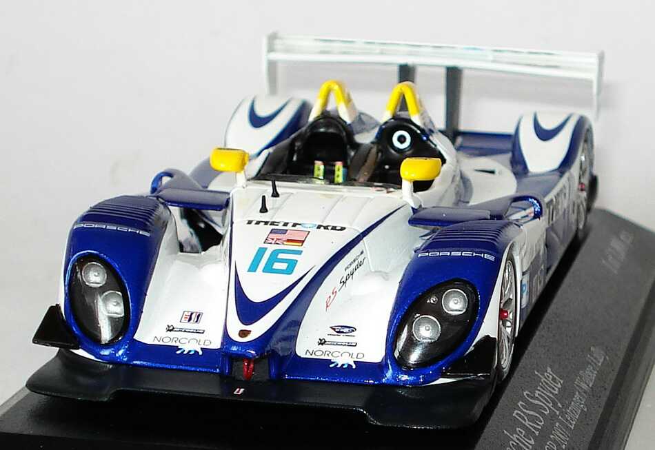 Foto 1:43 Porsche RS Spyder ALMS 2007 Utah GP Thetford Nr.16, Leitzinger / Wallace / Lally Minichamps 400076616
