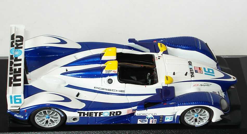 Foto 1:43 Porsche RS Spyder ALMS 2007 Utah GP Thetford Nr.16, Leitzinger / Wallace / Lally Minichamps 400076616