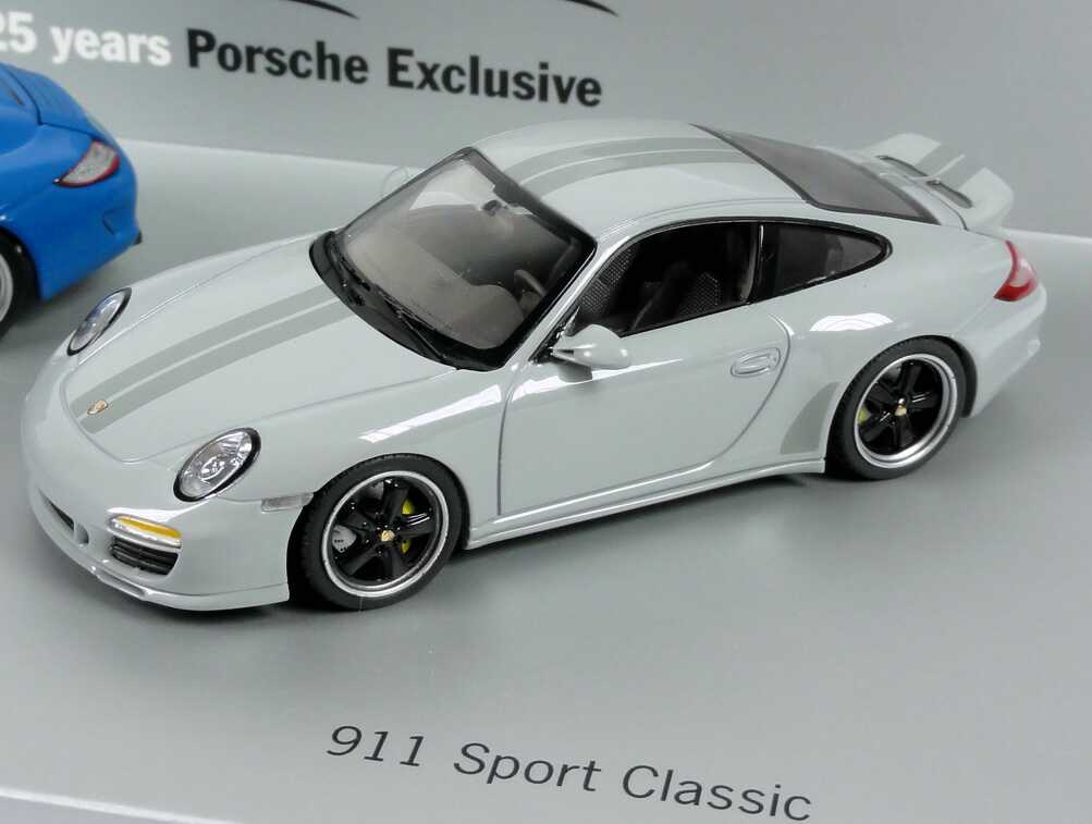 Foto 1:43 Porsche Setpackung 25 Jahre Porsche Exclusive (911 Speedster + 911 Sport Classic) Werbemodell Minichamps WAP020SET30