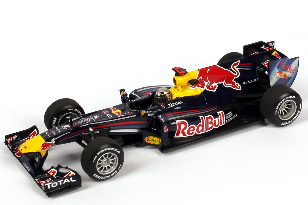 Foto 1:43 Red Bull Racing Renault RB6 Formel 1 2010 Nr.5, Sebastian Vettel Minichamps 410100005