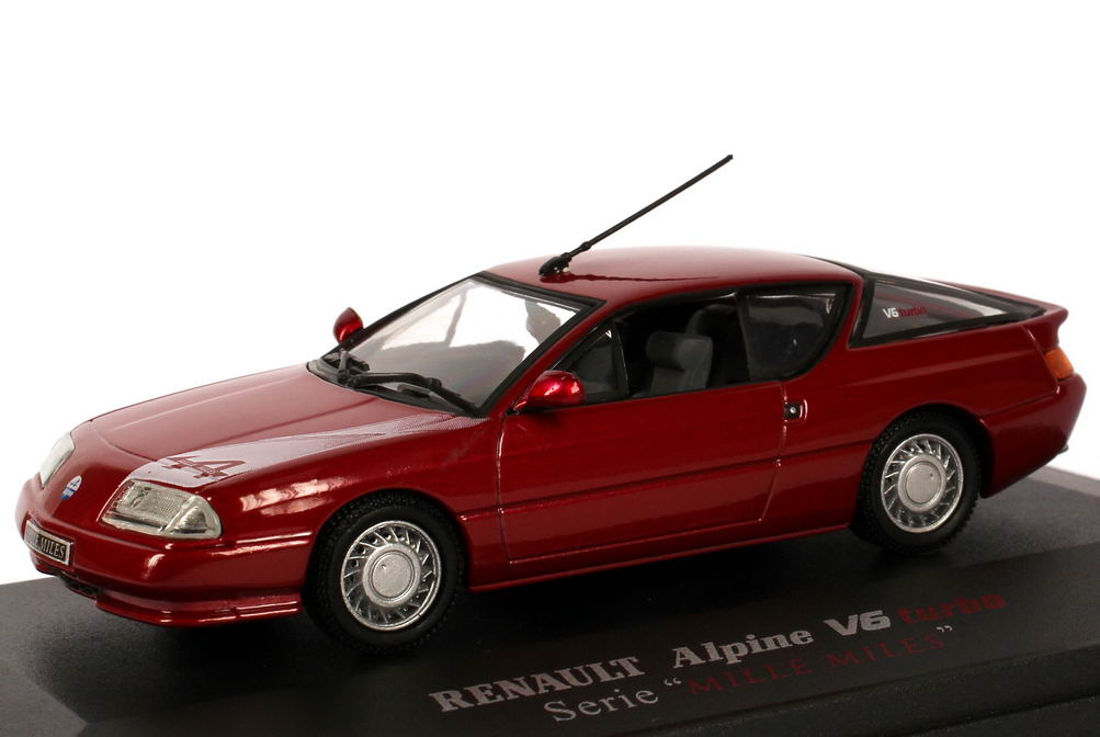 Foto 1:43 Renault Alpine GTA V6 Turbo Edition Mille Milles rot-met. Universal Hobbies 1681