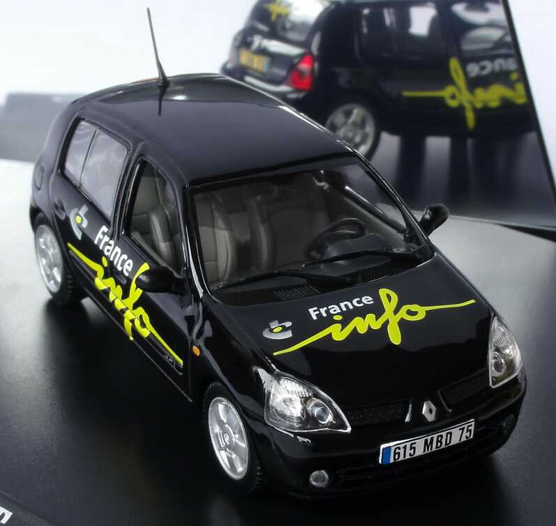 Foto 1:43 Renault Clio II Facelift 1.9 dCi France Info Radio 105,5 Norev 517509