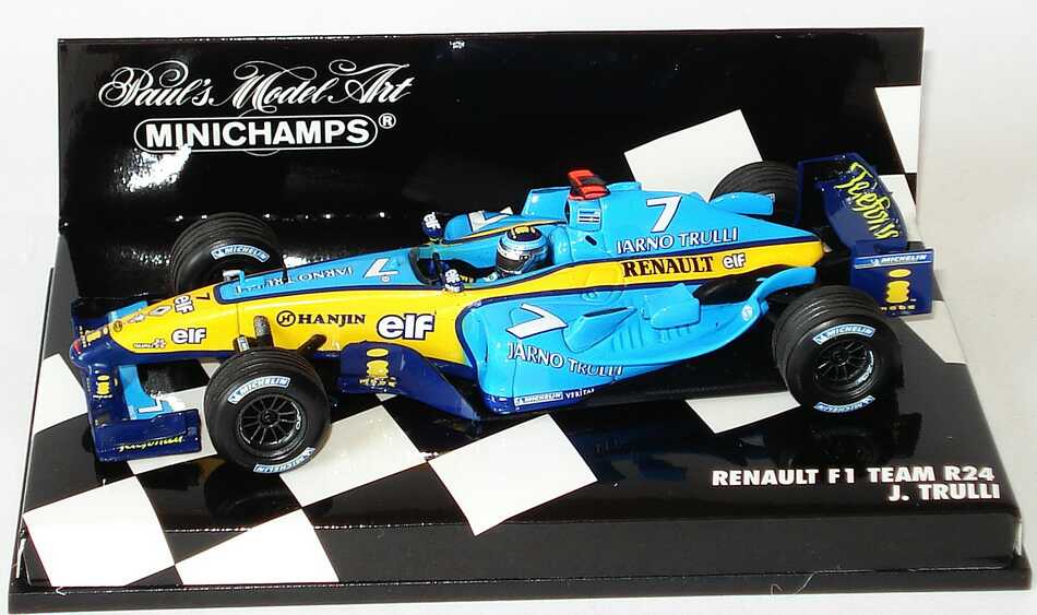 Foto 1:43 Renault F1 Team R24 Formel 1 2004 Nr.7, Jarno Trulli Minichamps 400040007