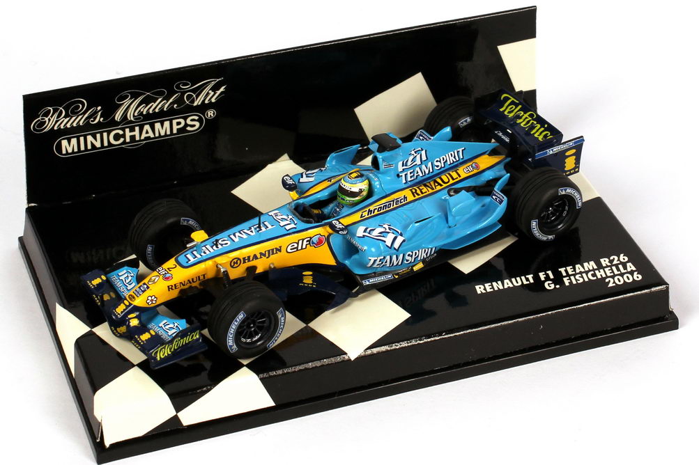 Foto 1:43 Renault F1 Team R26 Formel 1 2006 Nr.2, G. Fisichella Minichamps 400060002