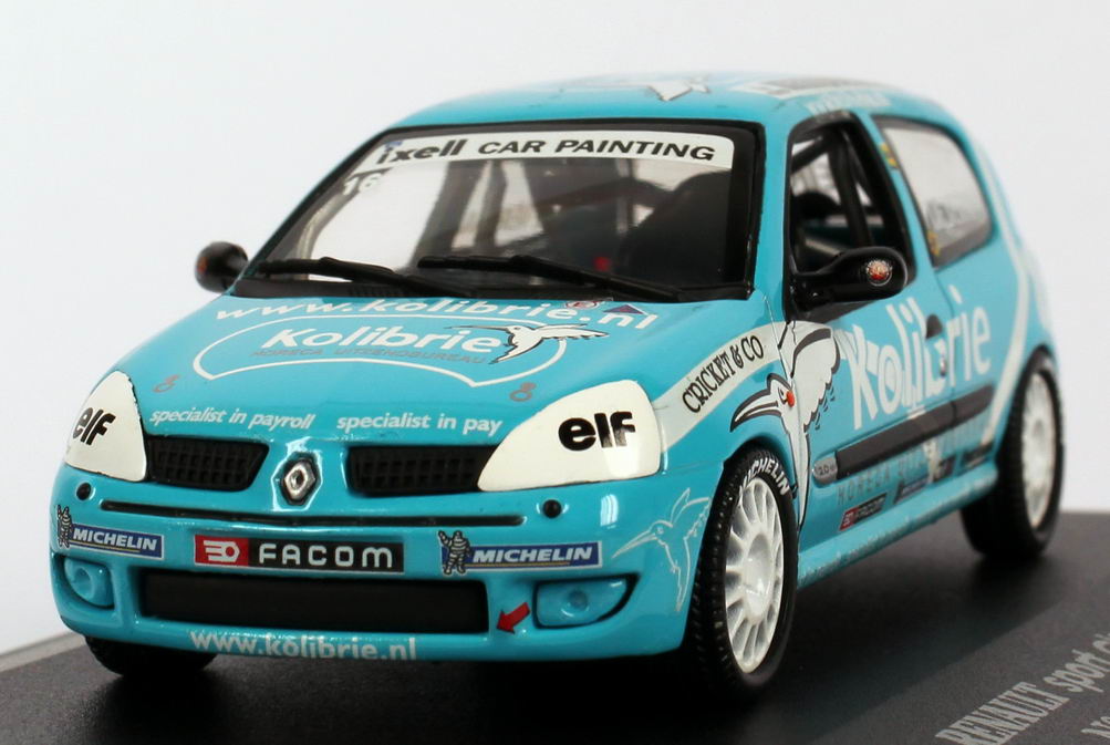 Foto 1:43 Renault Sport Clio Cup Elf 2001 Kolibrie Nr.16, de Veirman Universal Hobbies 2365