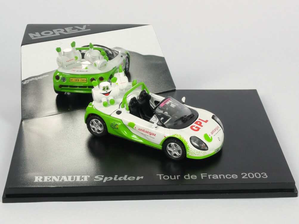 Foto 1:43 Renault Sport Spider Tour de France 2003 Antargaz, GPL Norev 517903