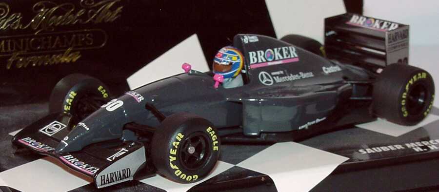 Foto 1:43 Sauber C13 Formel 1 1994 Nr.30, H. H. Frenzen Minichamps 430940030