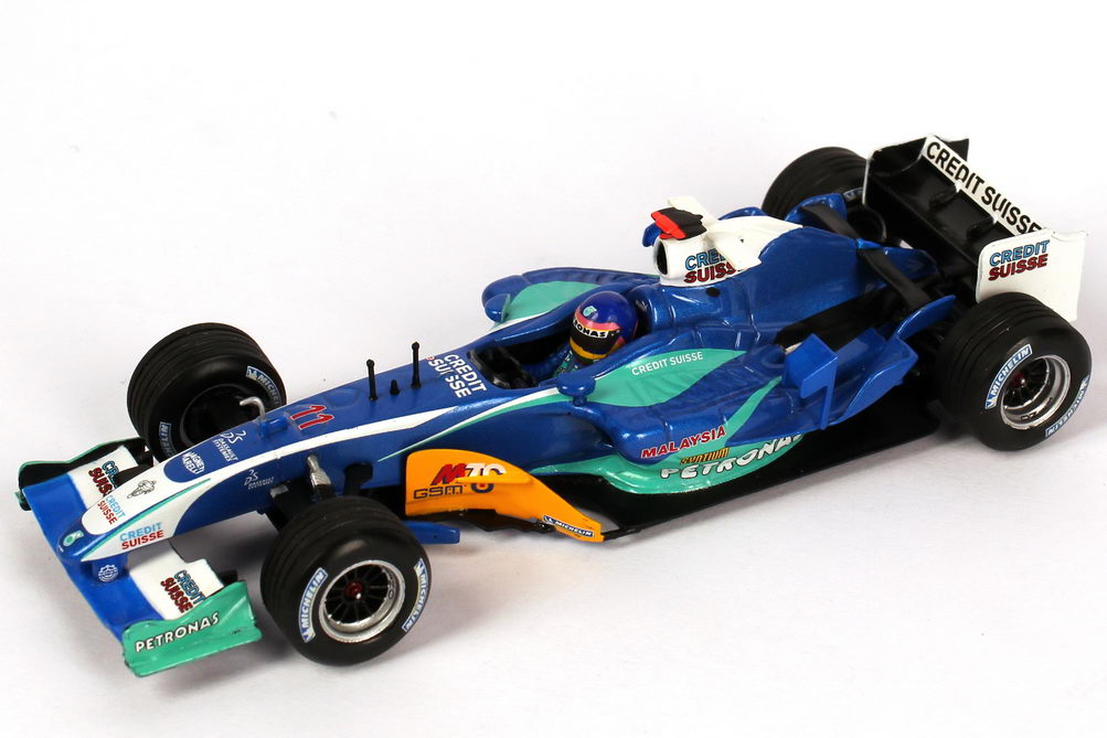Foto 1:43 Sauber Petronas C24 Formel 1 2005 Petronas Nr.11, J. Vinneneuve Minichamps 400050011