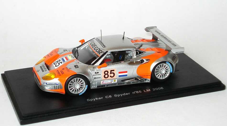 Foto 1:43 Spyker C8 Spyder GT2-R 24h von Le Mans 2006  Nr.85, Crevels / Dumbreck / Coronel Spark S0319