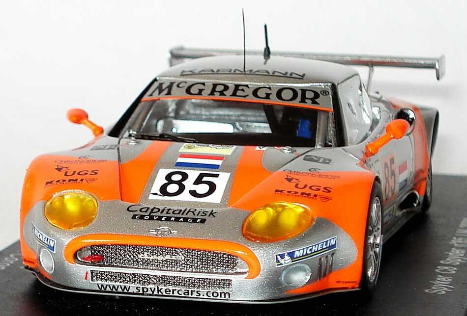 Foto 1:43 Spyker C8 Spyder GT2-R 24h von Le Mans 2006  Nr.85, Crevels / Dumbreck / Coronel Spark S0319