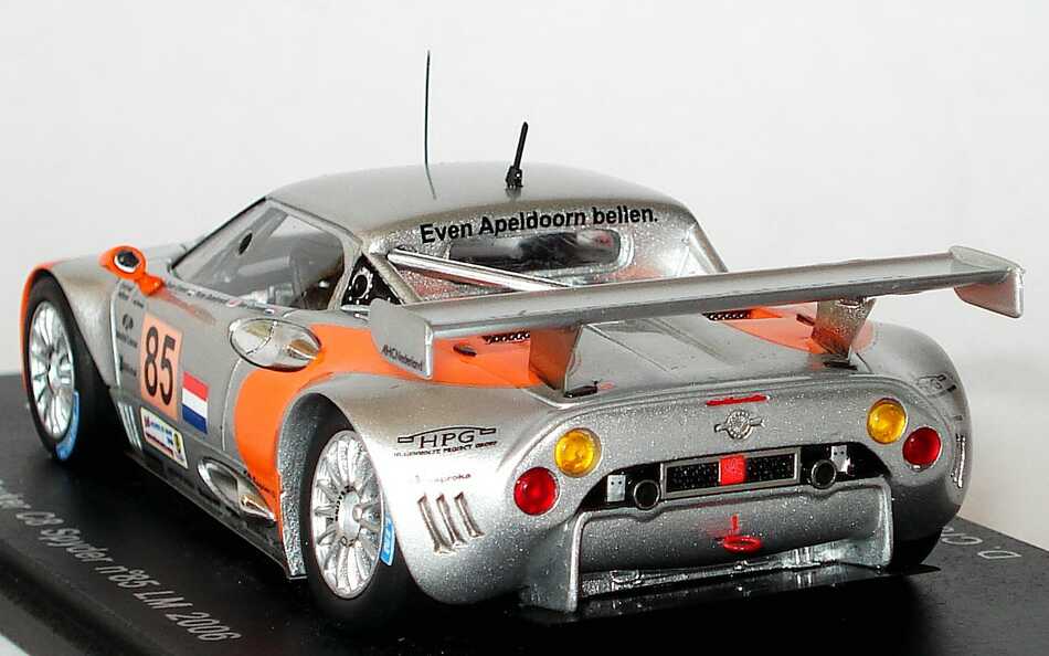 Foto 1:43 Spyker C8 Spyder GT2-R 24h von Le Mans 2006  Nr.85, Crevels / Dumbreck / Coronel Spark S0319