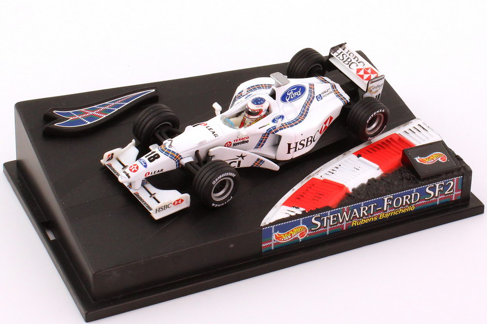 Foto 1:43 Stewart Ford SF2 Formel 1 1999 HSBC Nr.18, Rubens Barrichello HotWheels 22810