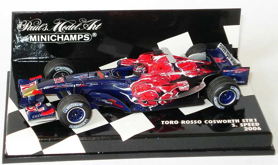 Foto 1:43 Toro Rosso Cosworth STR1 Formel 1 2006 Red Bull Nr.21, Scott Speed Minichamps 400060021
