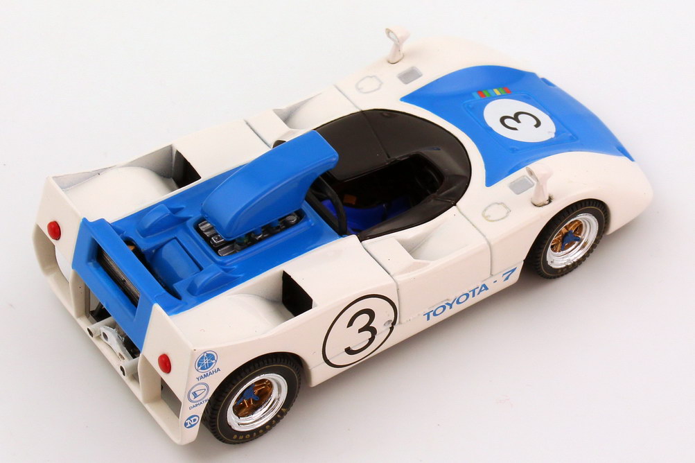 Foto 1:43 Toyota 7 Japan GP 1969 Nr.3 weiß/blau Ebbro 43664