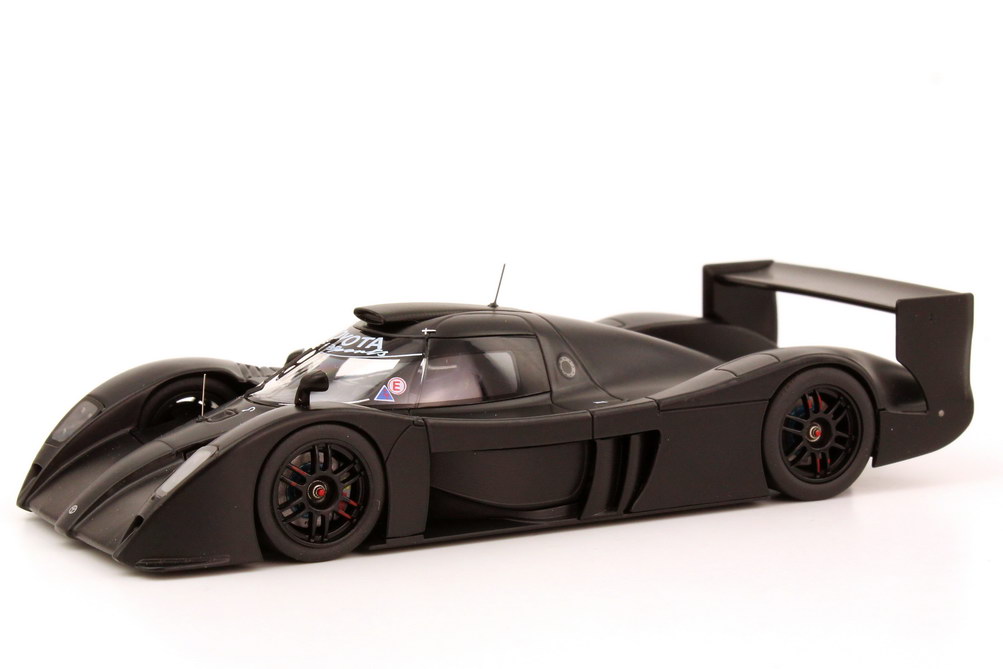 Foto 1:43 Toyota GT-One Plain-Color-Model schwarz-matt hpi-racing 8150