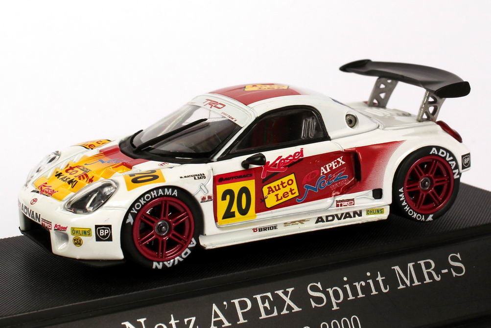 Foto 1:43 Toyota MR-S JGTC 2000 / GT300 Netz, Apex Nr.20, Masahiro Matsunaga / Kumi Sato Ebbro 43143