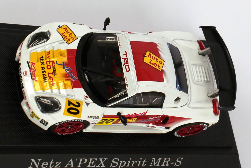 Foto 1:43 Toyota MR-S JGTC 2000 / GT300 Netz, Apex Nr.20, Masahiro Matsunaga / Kumi Sato Ebbro 43143