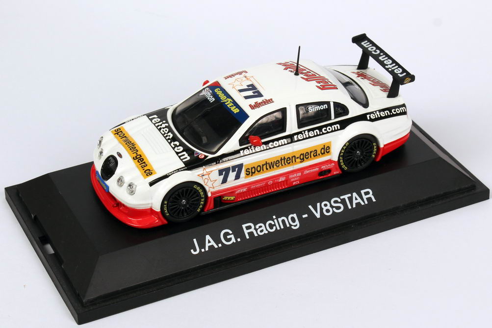 Foto 1:43 V8 Star 2002 Jaguar S-Type J.A.G. Racing, reifen.com Nr.77, Simon Schuco
