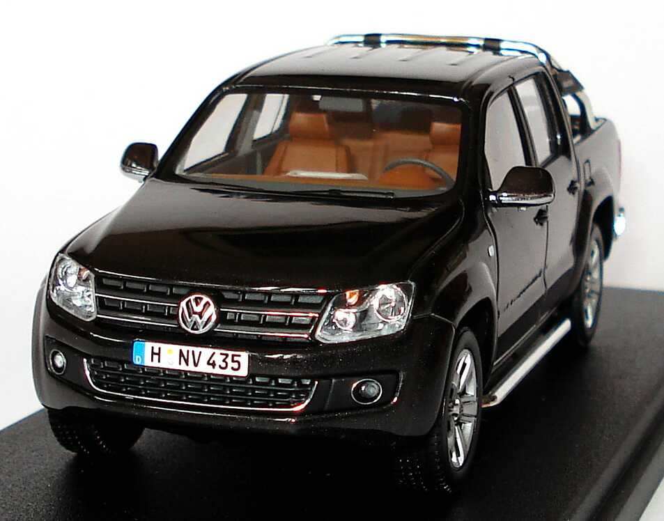 Foto 1:43 VW Amarok Pick Up deepblack-met. Sondermodell Rallye Dakar Werbemodell Minichamps 2H7099300AC9X