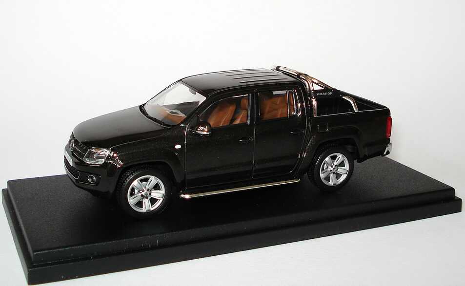 Foto 1:43 VW Amarok Pick Up deepblack-met. Sondermodell Rallye Dakar Werbemodell Minichamps 2H7099300AC9X