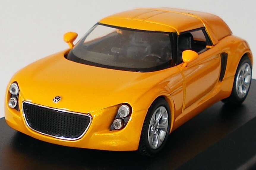 Foto 1:43 VW Eco Racer Concept Car gelborange Werbemodell Norev 00V099300ER018