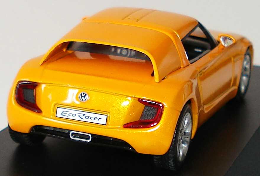 Foto 1:43 VW Eco Racer Concept Car gelborange Werbemodell Norev 00V099300ER018