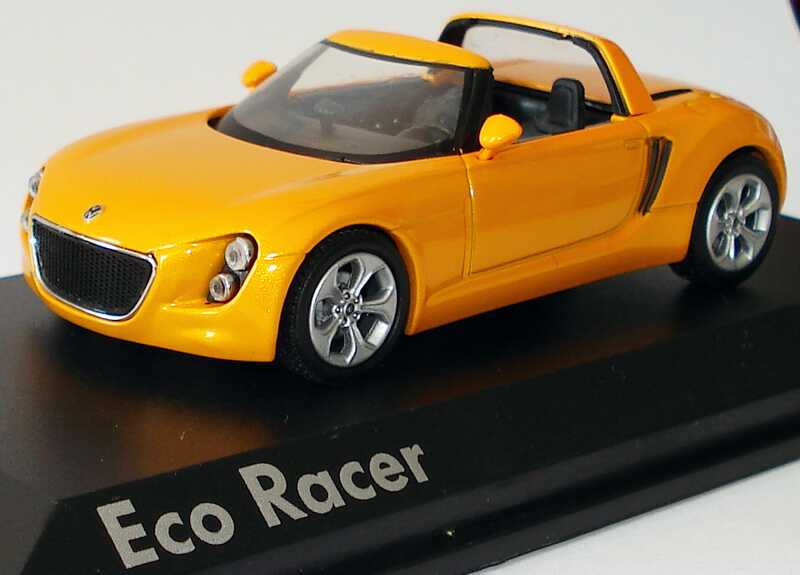 Foto 1:43 VW Eco Racer Concept Car gelborange Werbemodell Norev 00V099300ER018