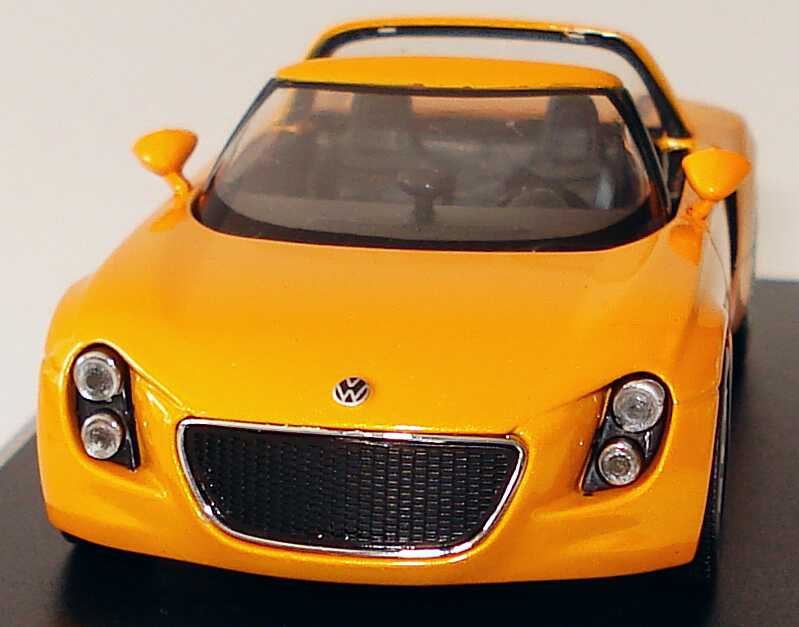 Foto 1:43 VW Eco Racer Concept Car gelborange Werbemodell Norev 00V099300ER018