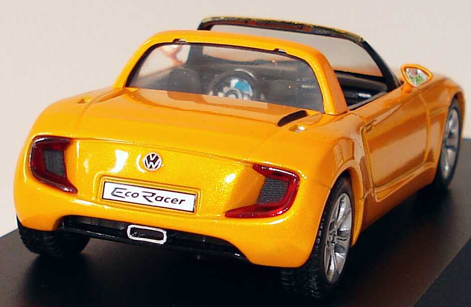 Foto 1:43 VW Eco Racer Concept Car gelborange Werbemodell Norev 00V099300ER018