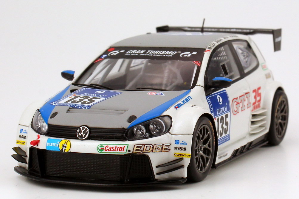 Foto 1:43 VW Golf24 24h Nürurgring 2011 35 Jahre GTI Nr.135, Thomas Mutsch / Fredrik Ekblom / Patrick Simon / Edoardo Mortara Werbemodell Spark 5K1099300C287