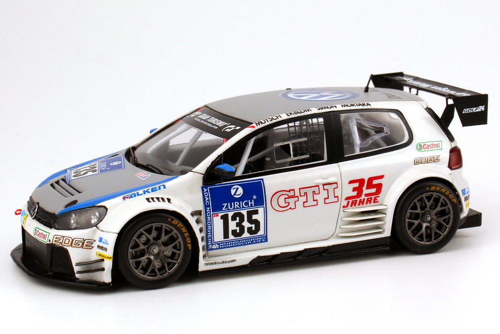 Foto 1:43 VW Golf24 24h Nürurgring 2011 35 Jahre GTI Nr.135, Thomas Mutsch / Fredrik Ekblom / Patrick Simon / Edoardo Mortara Werbemodell Spark 5K1099300C287