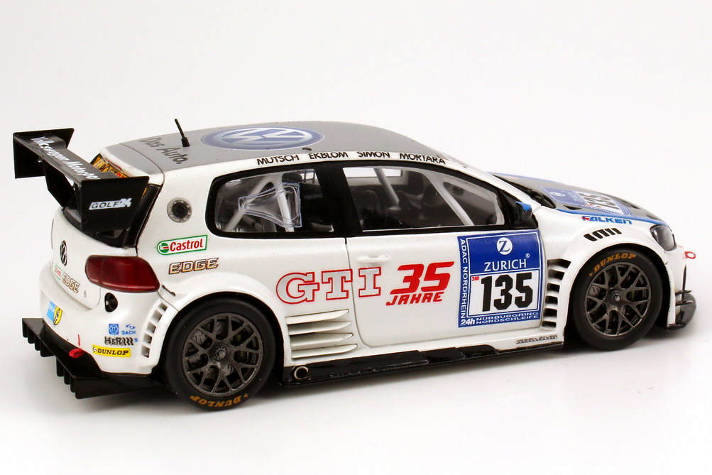 Foto 1:43 VW Golf24 24h Nürurgring 2011 35 Jahre GTI Nr.135, Thomas Mutsch / Fredrik Ekblom / Patrick Simon / Edoardo Mortara Werbemodell Spark 5K1099300C287