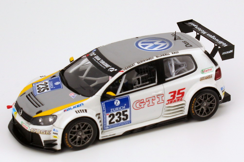 Foto 1:43 VW Golf24 24h Nürurgring 2011 35 Jahre GTI Nr.235, Johnny Herbert / Patrick Bernhardt / Mark Blundell / René Rast Werbemodell Spark 5K1099300C655