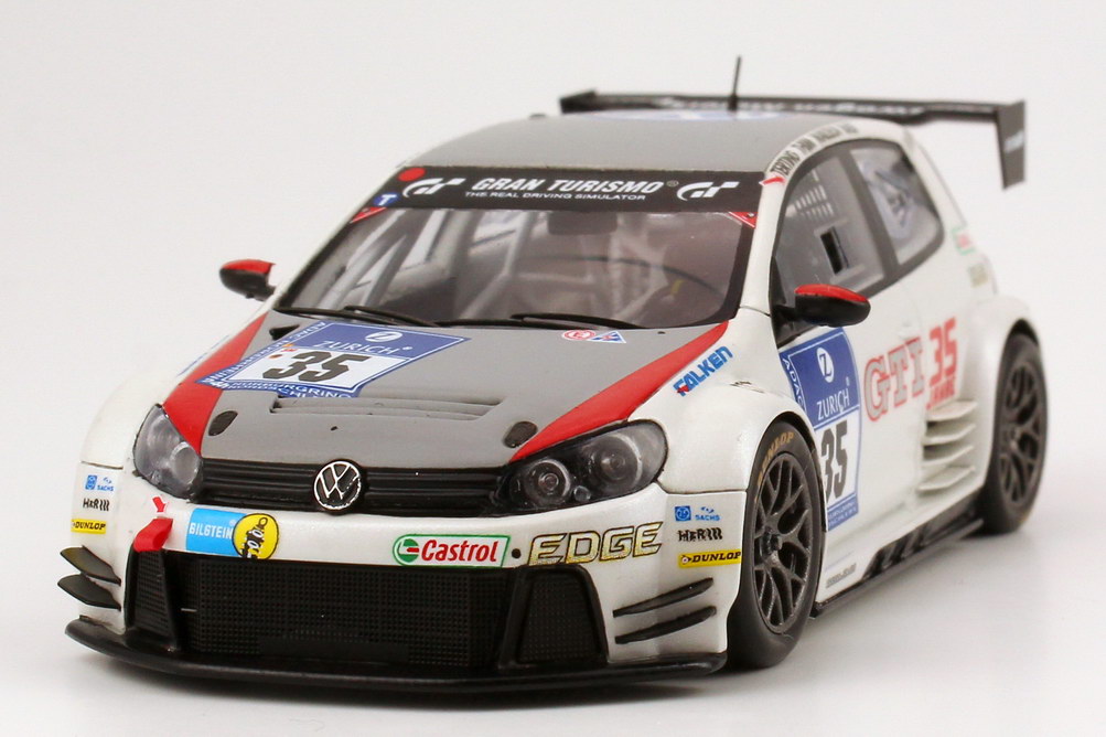 Foto 1:43 VW Golf24 24h Nürburgring 2011 35 Jahre GTI Nr.35, Peter Terting / Nicki Thiim / Franck Mailleux / René Rast Werbemodell Spark 5K1099300C084