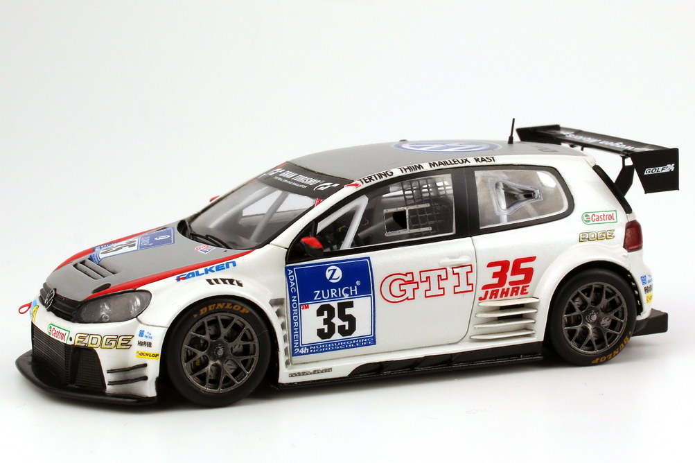 Foto 1:43 VW Golf24 24h Nürburgring 2011 35 Jahre GTI Nr.35, Peter Terting / Nicki Thiim / Franck Mailleux / René Rast Werbemodell Spark 5K1099300C084