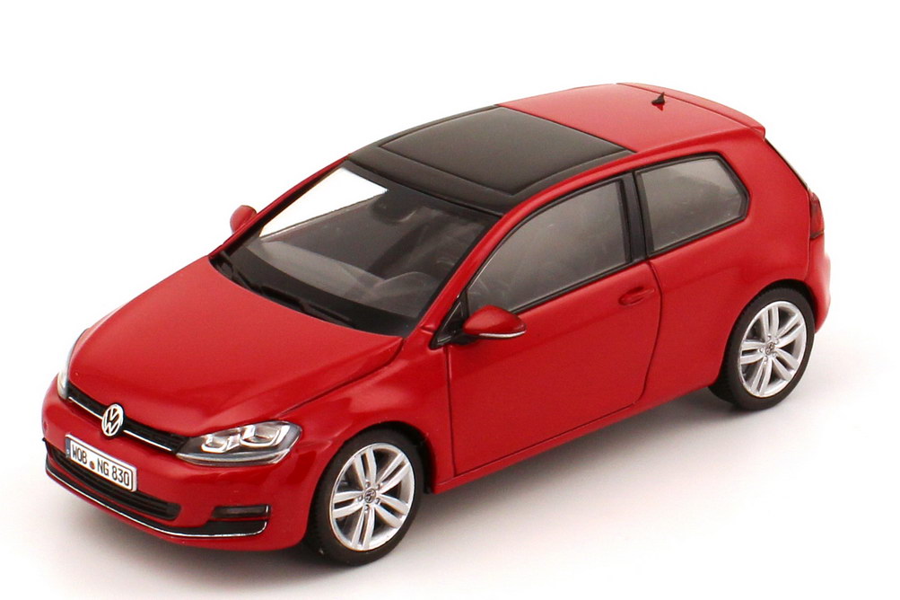 Foto 1:43 VW Golf VII 2012 2türig tornado-rot Werbemodell herpa 5G3099300ANA